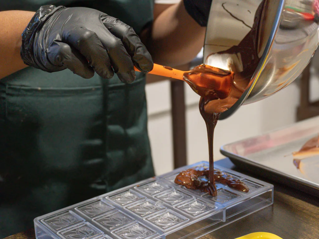 Handcrafted chocolate at Carambola Chocolate Factory in Roatan